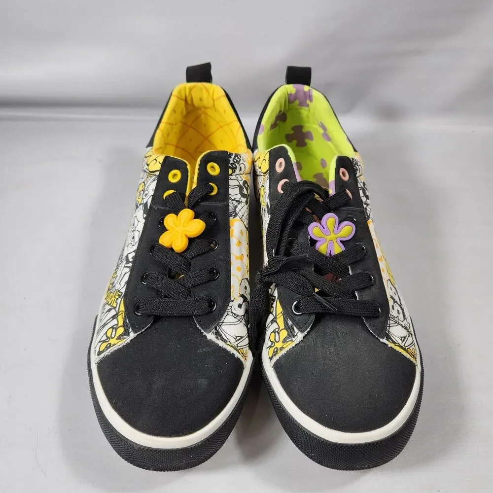 Spongebob Square Patrick Mens Size 11 Graphic Sneakers Shoes Low Top Lace Up